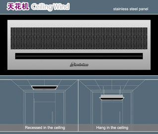 2024 SS304 シルバー 天井 大気体積 収納式 空気カーテン ドア